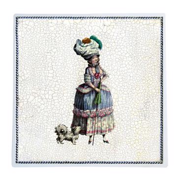 Marquises, Sets de Table Chromo Plastifié, multicolore, avec son chien [1]