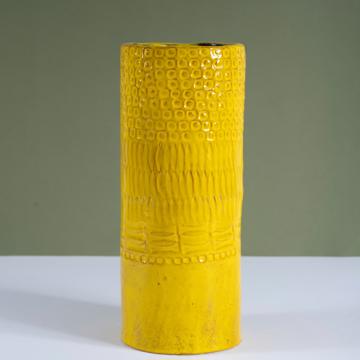 Vase Frise en faïence, jaune [1]