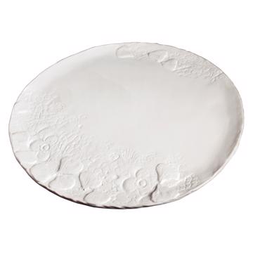 Assiettes Réminiscence de Danielle Quarante pour Siècle, blanc, métamorphose florale [4]