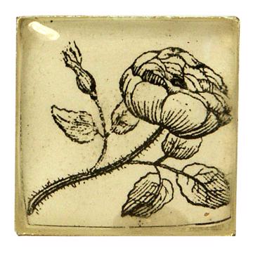 Boutons de Manchette Sanglier en Découpage et résine, multicolore, rose [1]