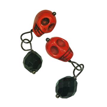 Boutons de manchette Vanité en turquoise, orange