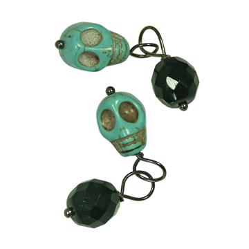 Boutons de manchette Vanité en turquoise, turquoise [2]