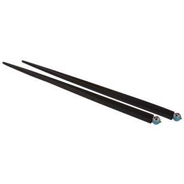 Baguettes Visage en bois de rose, turquoise