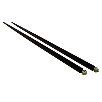 Baguettes Visage en bois de rose, vert clair