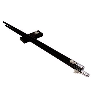 Charms Chopsticks in Ebony, black, snail [3]
