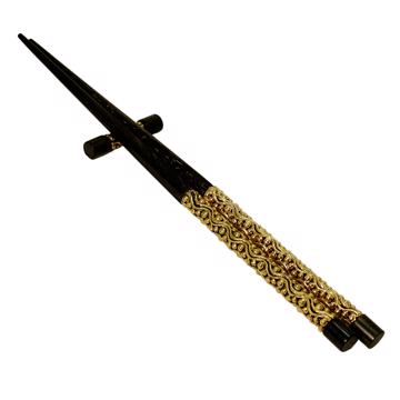 Filigree Chopsticks in ebony, gold [3]