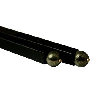 Baguettes Pierres Naturelles et bois de rose, bronze
