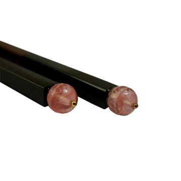 Baguettes Pierres Naturelles et bois de rose, vieux rose