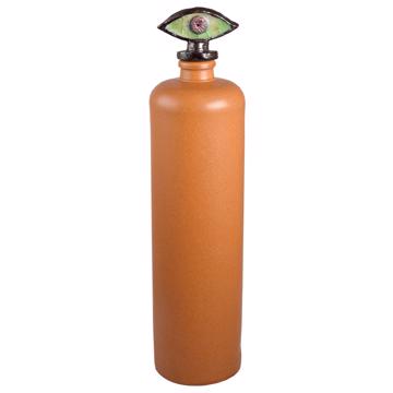 Bouteille Oeil en Faïence et Grès, vert clair, 1 l [3]