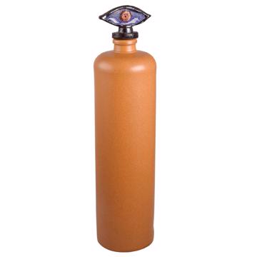 Bouteille Oeil en Faïence et Grès, violet bleu , 1 l [1]