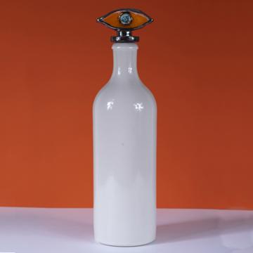 Bouteille Oeil en Faïence et Grès