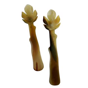 Leaf Salad Set in Horn, honey [3]