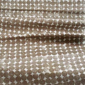 Round runner in linen, cocoa, 1,50 m long [2]