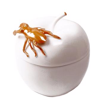 Scarab Jampot in Limoges porcelain, multicolor [3]