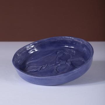 Bird dish in earthenware