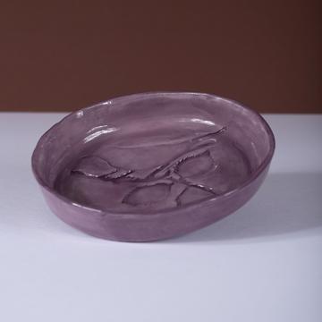 Bird dish in earthenware