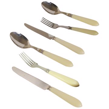 Ménagère pour 6 - couvert Tipo, coquille d'œuf, ensemble de couverts pour 6 pers - 36 pièces [2]