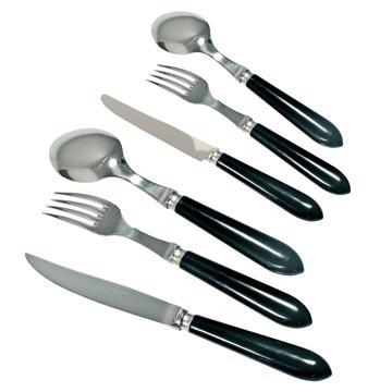 Ménagère pour 6 - couvert Tipo, noir, ensemble de couverts pour 6 pers - 36 pièces [2]