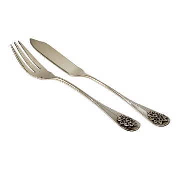 Couvert à poisson Filigrane en maillechort argenté, argent [3]