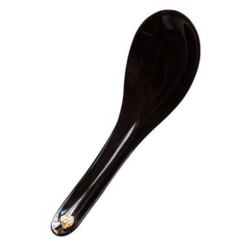 Cuillère à Soupe en corne et Support, argent, sans support [3]