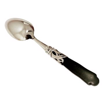 Saba spoon in Resin and silver