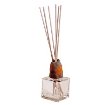 Fern Flagrance Diffuseur in earthenware and glass, gray, bergamot