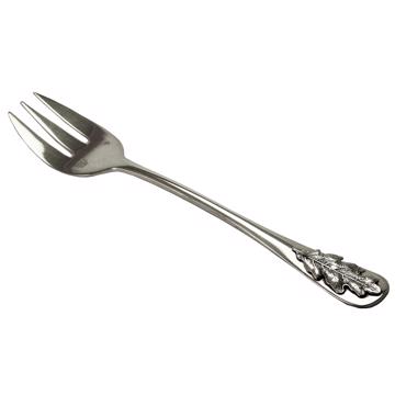 Fourchette à huître Feuille d'Argent en maillechort argenté, argent [3]