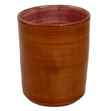 Alagoa Cup in turned earthenware, cocoa