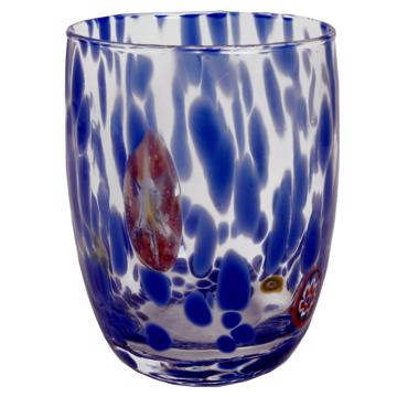 Verre Lolipops en verre de Murano, bleu foncé
