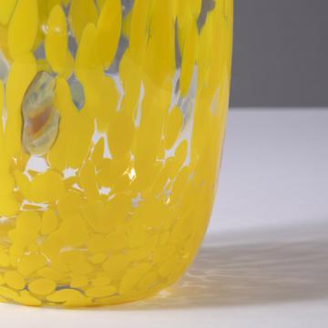Verre Lolipops en verre de Murano, jaune [2]
