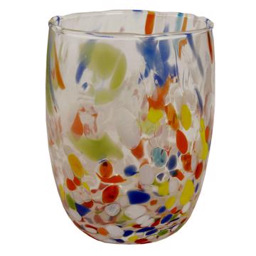 Lolipop Glass in Murano glass, multicolor
