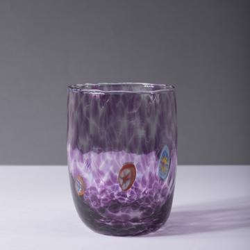 Lolipop Glass in Murano glass, purple [1]