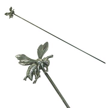 Décorations de Fleur en cuivre argenté, argent, abeille