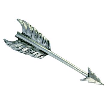 Pin's Flèche en cuivre argenté, argent [3]