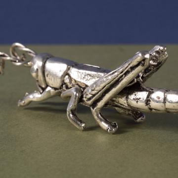 Porte couteau Sauterelle en métal argenté ou doré, argent, 1 pièce [2]