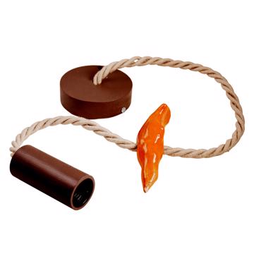 Plafonnier Oiseau en faïence, orange, 0,5 m de long [3]