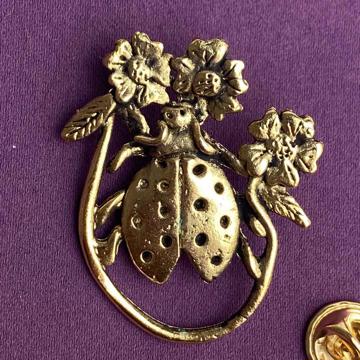 Ladybug Glasses Holder in silver or gold plated, gold [2]