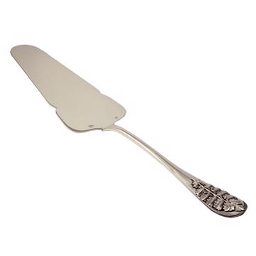 Pelle à tarte Feuille d'Argent en métal argenté