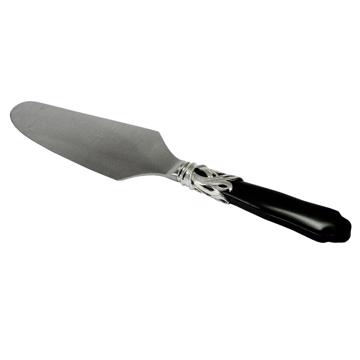 Pelle à tarte Saba en argent et résine, noir mat [3]