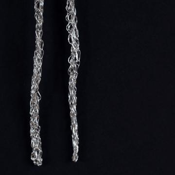 Boucles d'oreilles Baton, argent, grande  [3]
