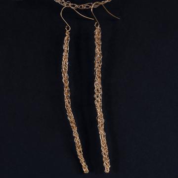 Boucles d'oreilles Baton, or, medium [3]
