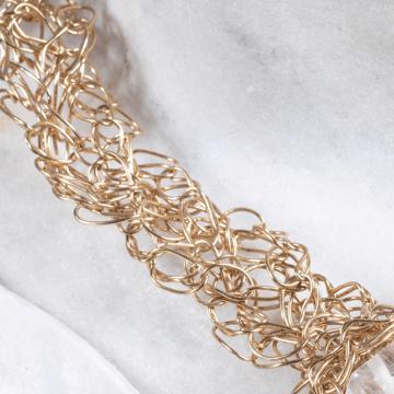 Braid necklace in gold-plated, gold [5]