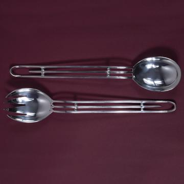 1927 salad set in silver plated