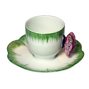 Tea or coffee cup form the Butterfly set, light purple, coffee cup