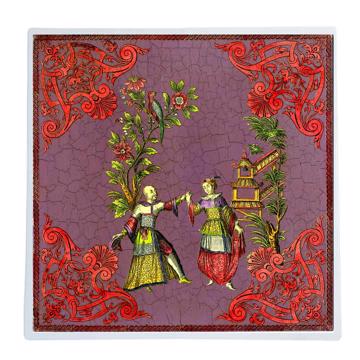 Chinoiseries, Sets de Table Chromo Plastifié, violet