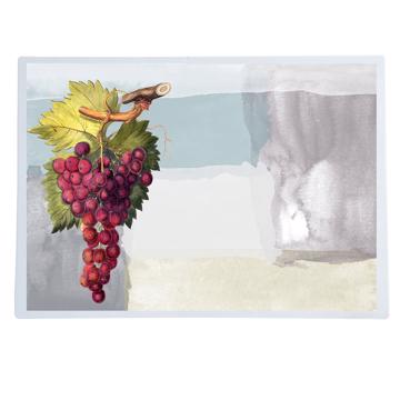 Fruits, Sets de Table Chromo Plastifié, bleu gris, fruit 4 [1]