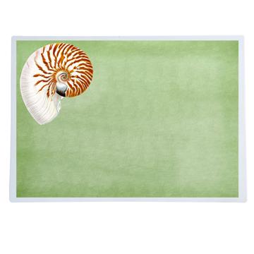 Fish and Shell, Chromo placemats in laminated paper