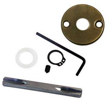 Poignée de porte Main en métal patiné, bronze [3]