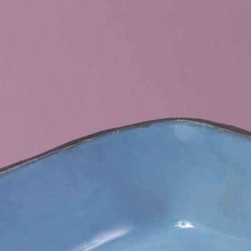 Black Stone table service in sandstone, light blue, deep plate [2]