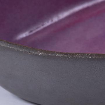 Black Stone table service in sandstone, violet, deep plate [4]
